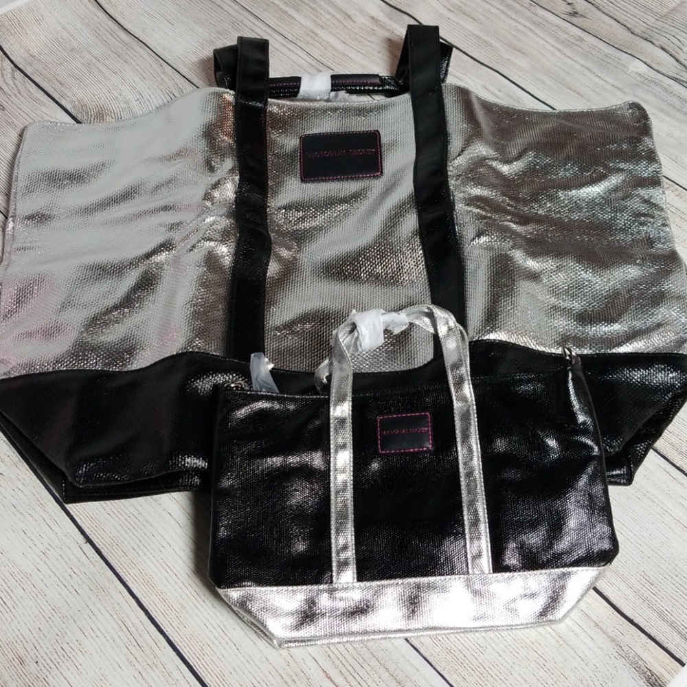 Victoria Secret Carry All Tote w/ Mini tote